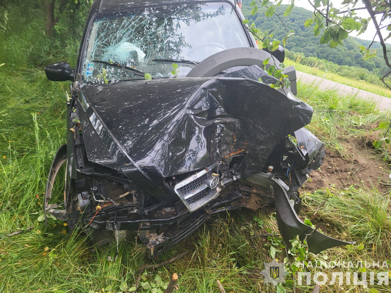 На Ужгородщині поліція встановлює обставини аварії, у якій травмувалися вагітна жінка та дитина