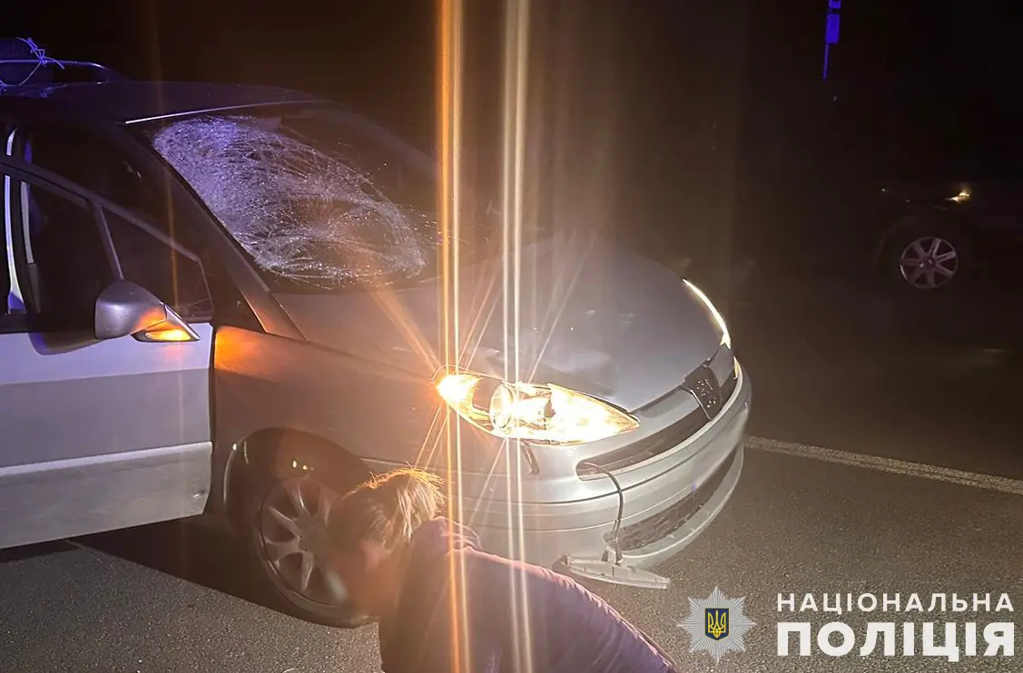Внаслідок наїзду «Пежо» на Львівщині травмований пішохід