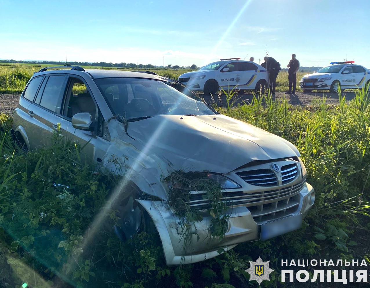 На Львівщині внаслідок ДТП травмований пасажир автомобіля