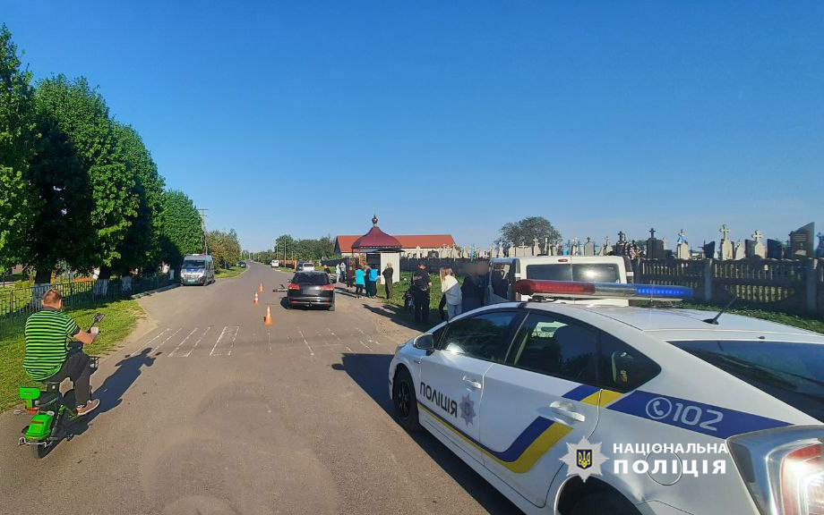 У Луцькому районі під колеса автівки потрапив 12-річний хлопчик