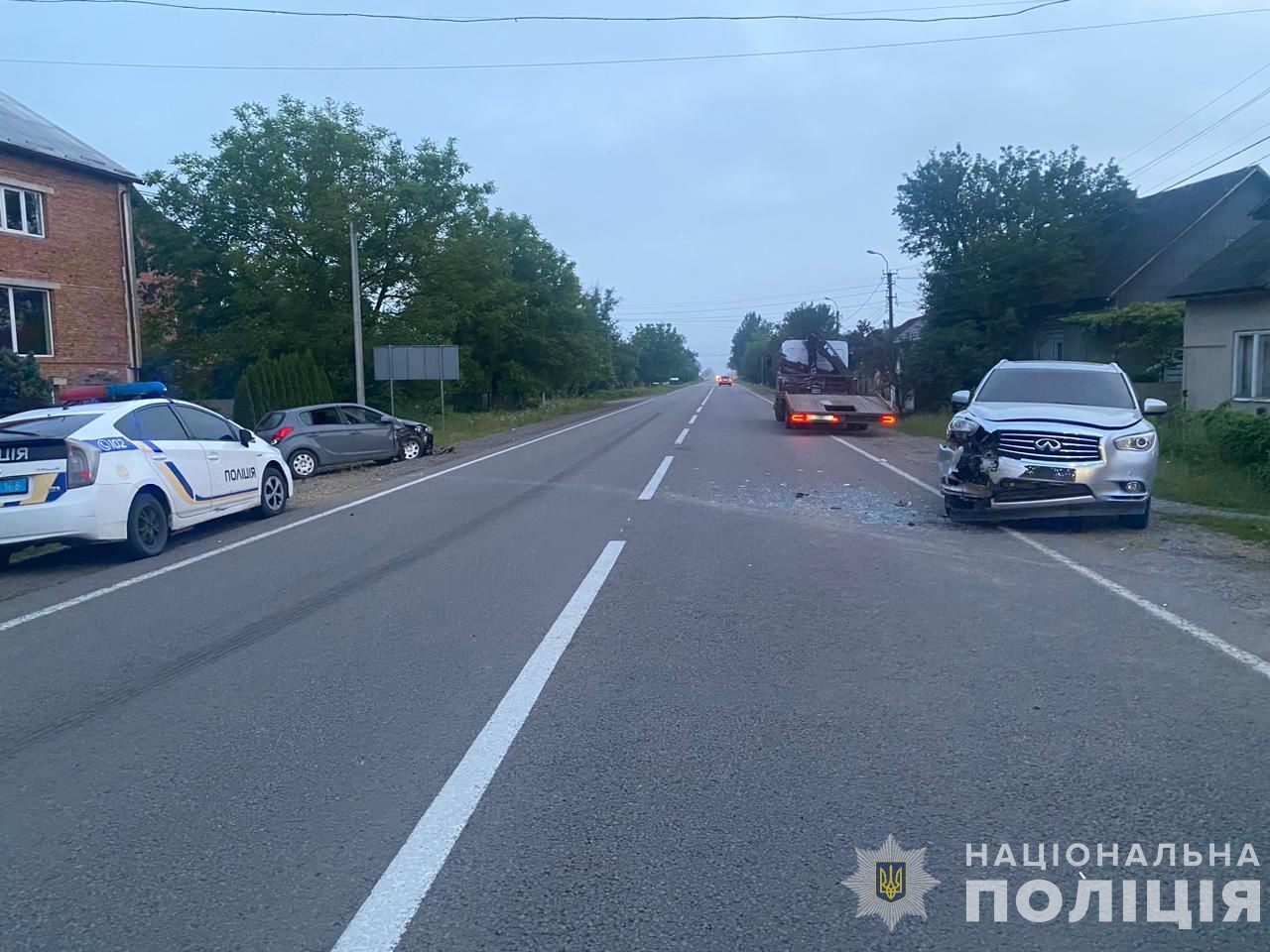 На Закарпатті поліція розслідує дві ДТП, внаслідок яких травмувалися неповнолітні діти