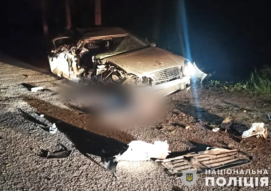 П’яний 38-річний водій Mercedes вчинив смертельну ДТП біля Дрогобича